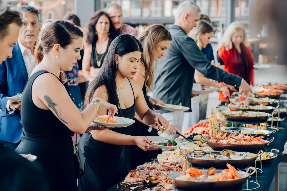 People at a corporate event