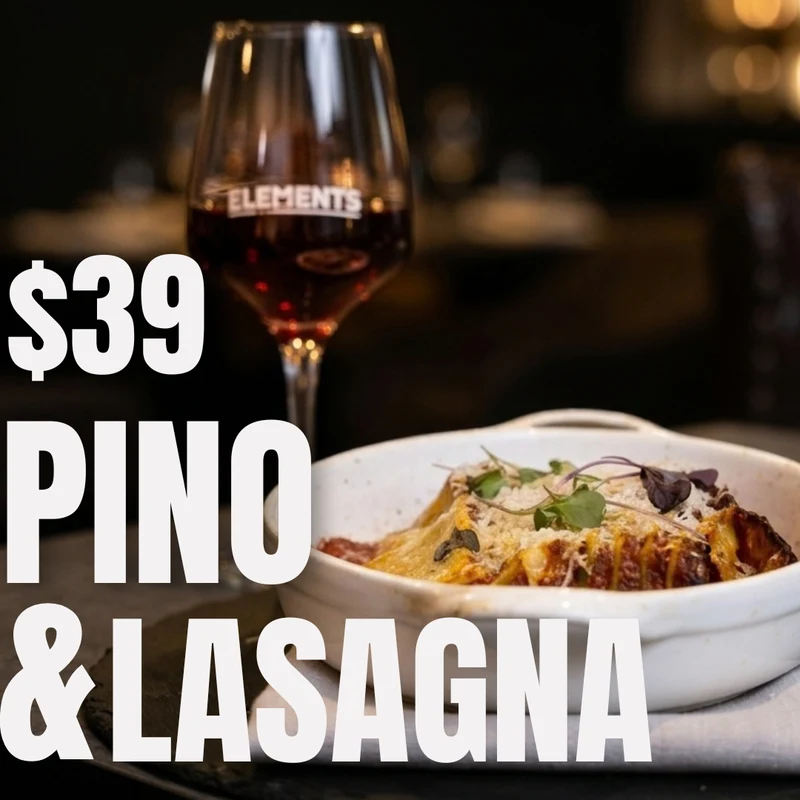 Vino & Lasagna - $39 per person