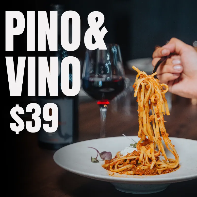 Vino & Spaghetti - $39 per person