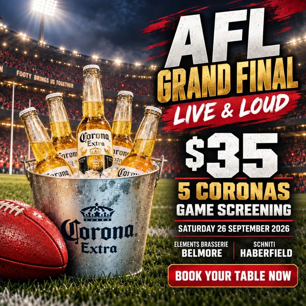 AFL Grand Final live at Elements Brasserie Belmore